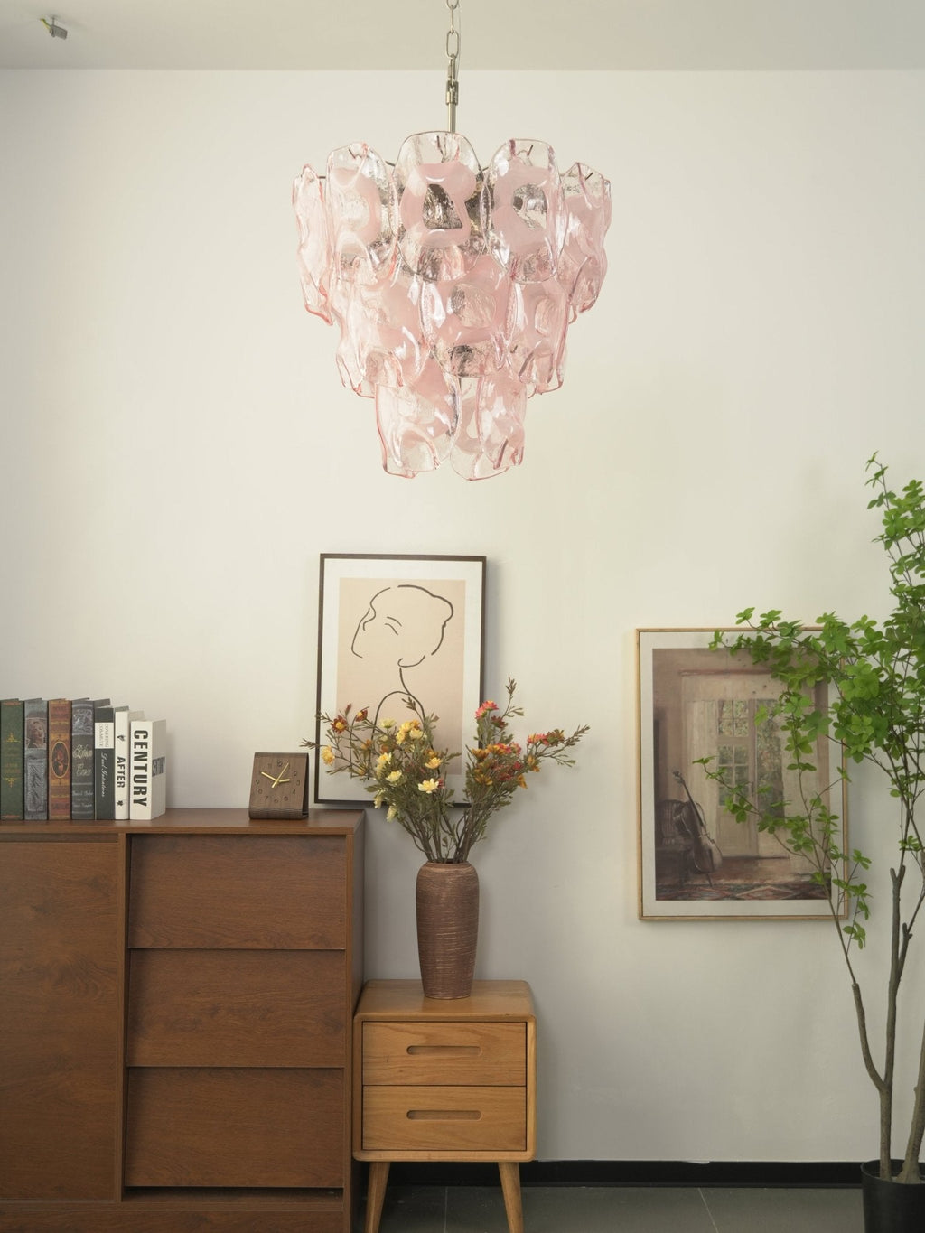Brushed Nickel Dining Room Chandelier — Chandelier | Maison Monashee — view 13