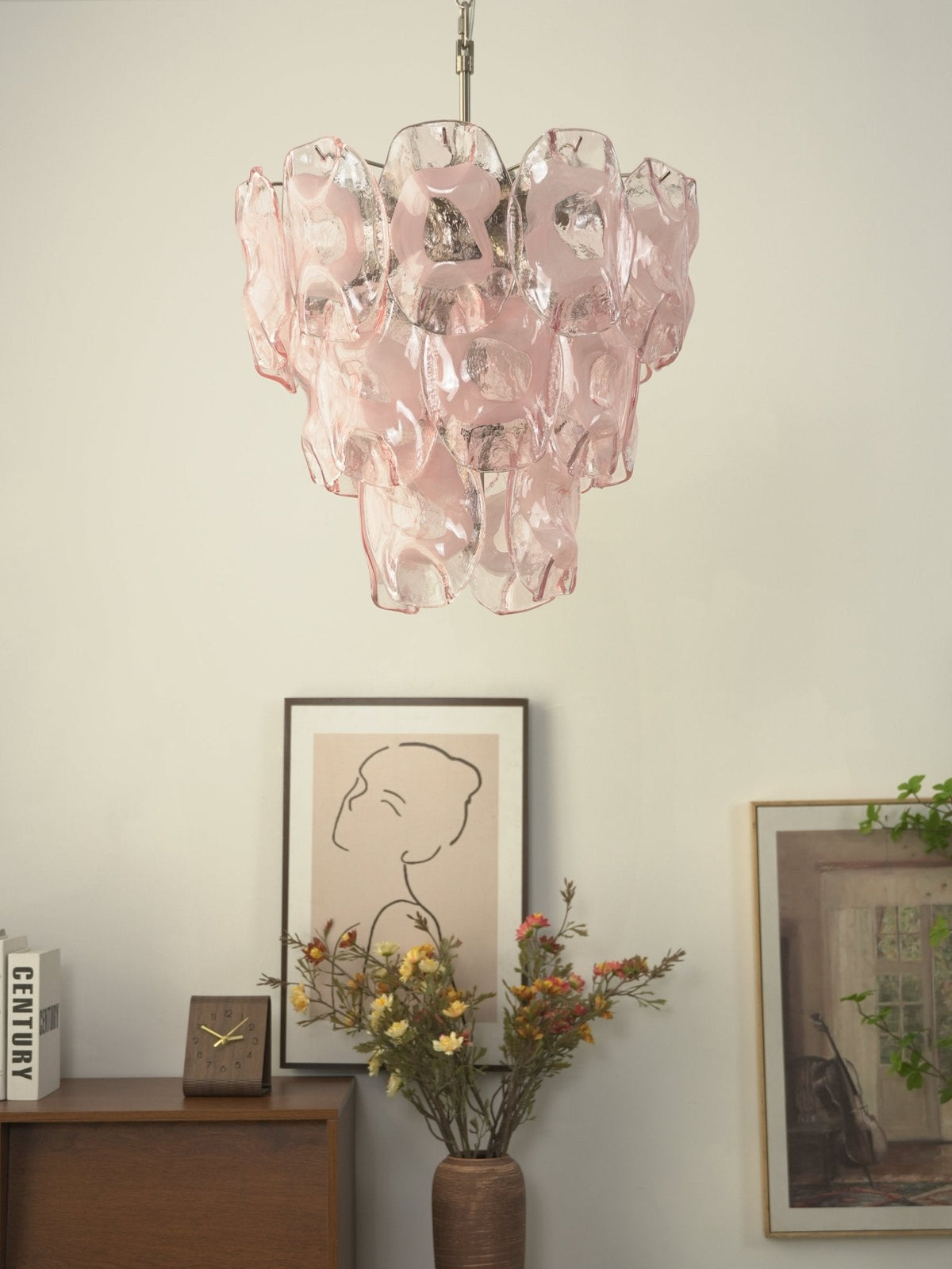 Brushed Nickel Dining Room Chandelier — Chandelier | Maison Monashee — view 17