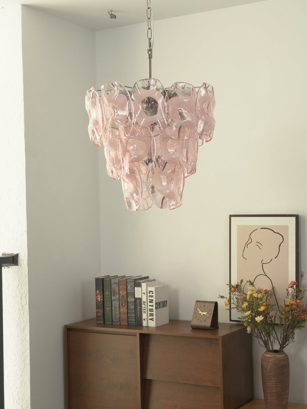 Brushed Nickel Dining Room Chandelier — Chandelier | Maison Monashee — view 18