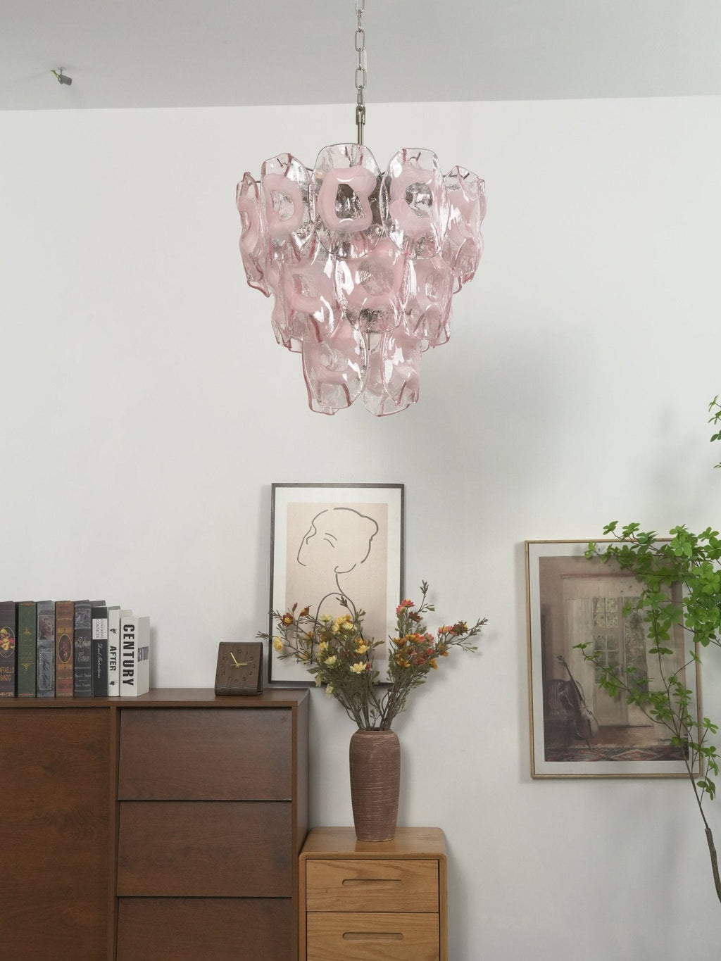 Brushed Nickel Dining Room Chandelier — Chandelier | Maison Monashee — view 14