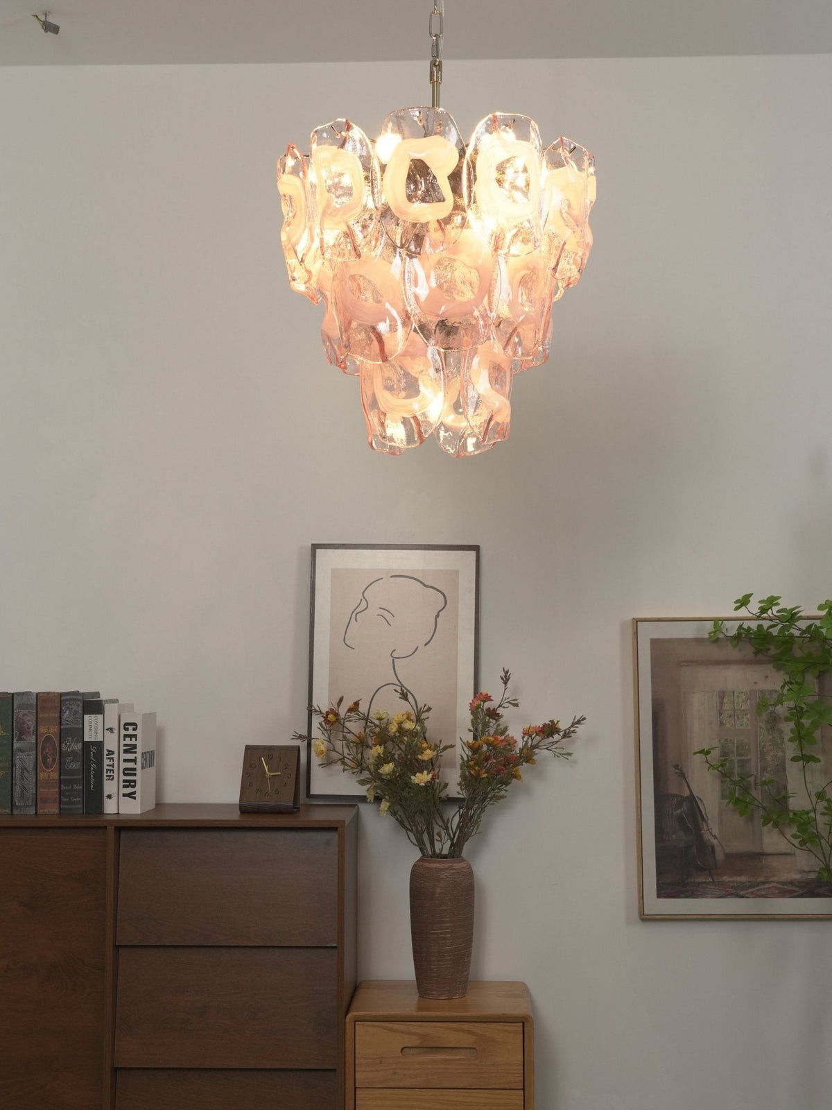 Brushed Nickel Dining Room Chandelier — Chandelier | Maison Monashee — view 19