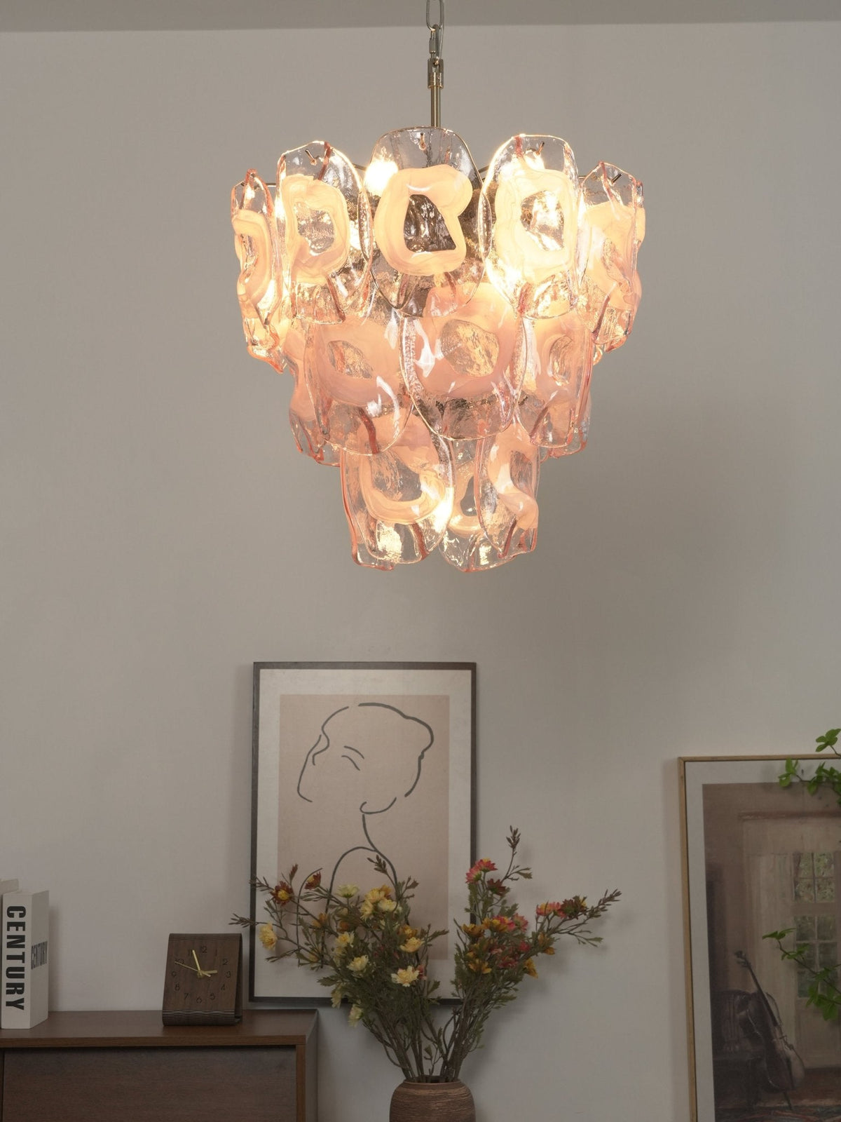 Brushed Nickel Dining Room Chandelier — Chandelier | Maison Monashee — view 20