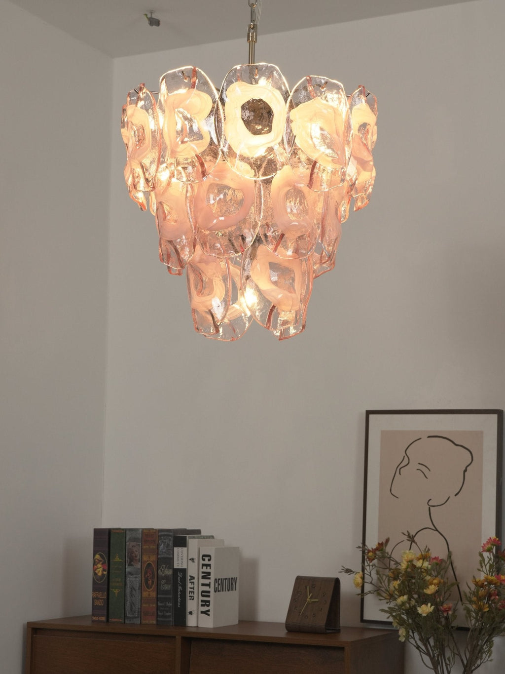 Brushed Nickel Dining Room Chandelier — Chandelier | Maison Monashee — view 21