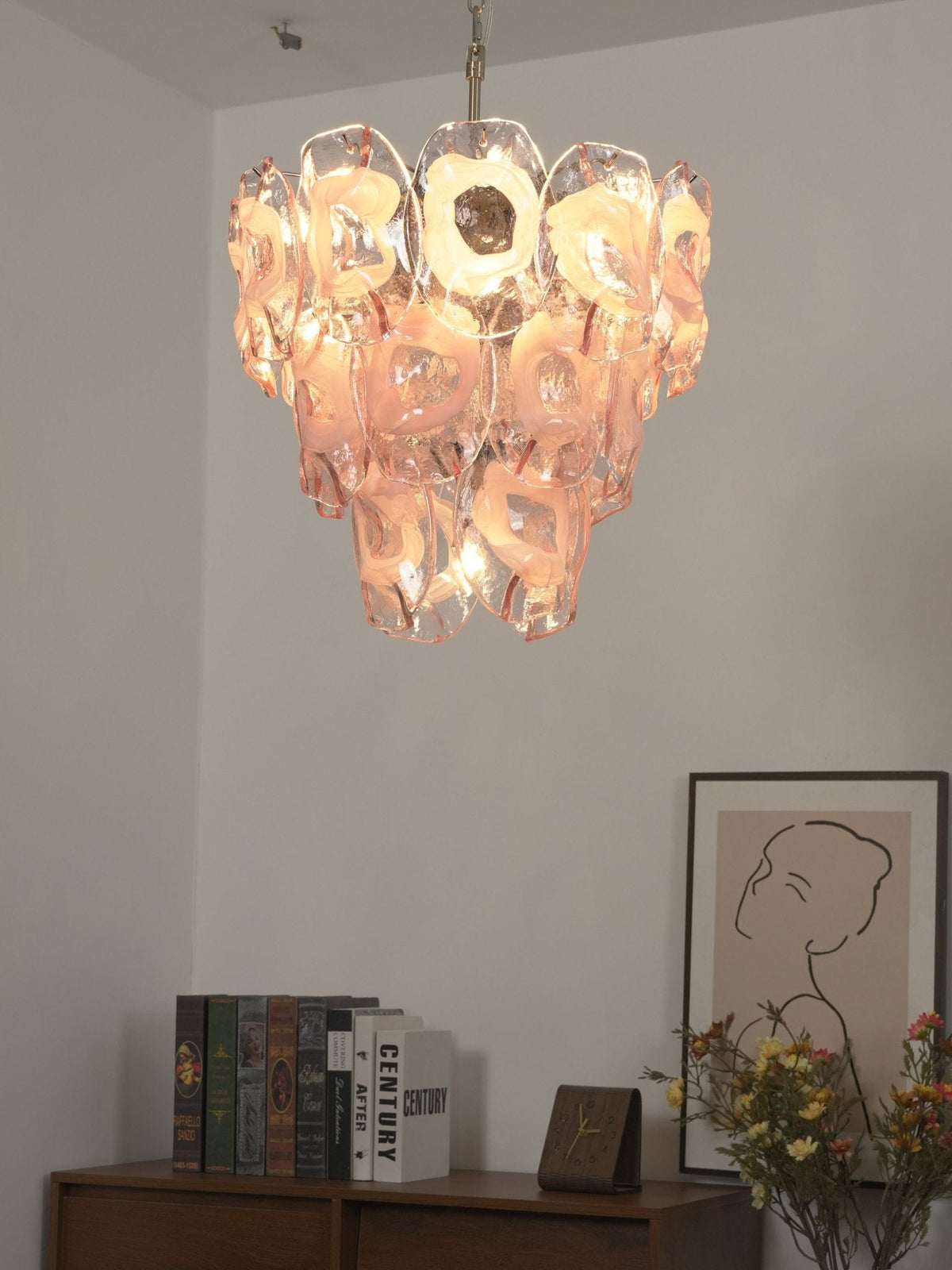 Brushed Nickel Dining Room Chandelier — Chandelier | Maison Monashee — view 21