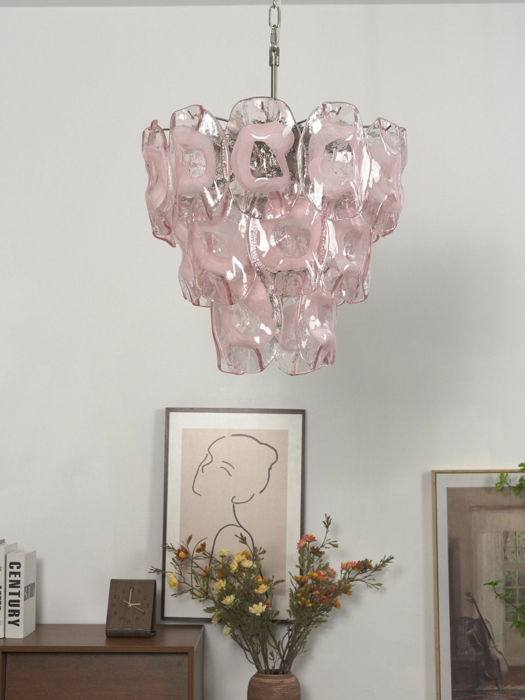 Brushed Nickel Dining Room Chandelier — Chandelier | Maison Monashee — view 22