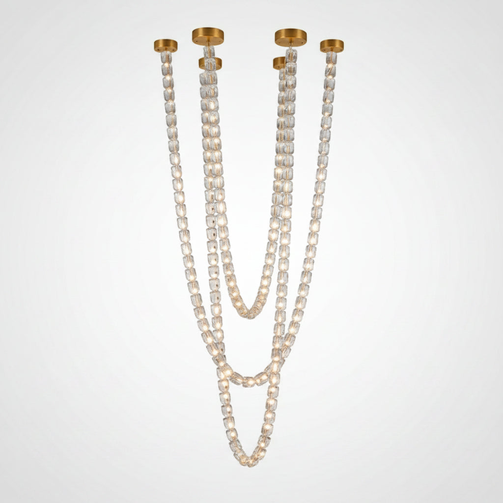 Ceiling Crystal Chandelier — Chandelier | Maison Monashee — view 27