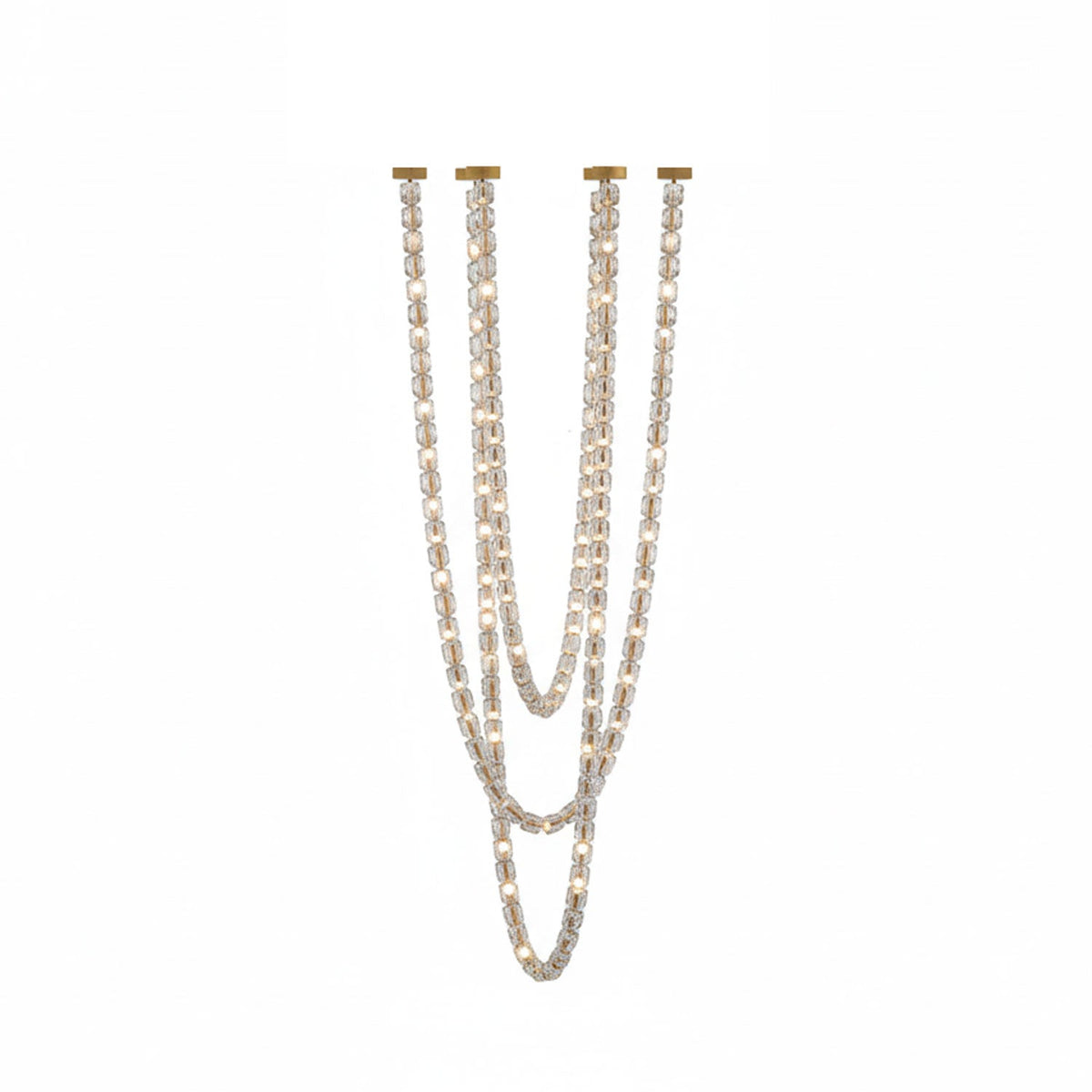 Ceiling Crystal Chandelier — Chandelier | Maison Monashee — view 21