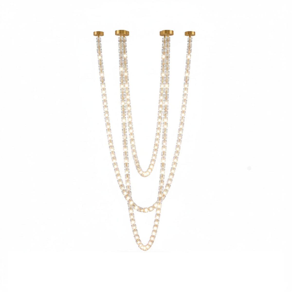 Ceiling Crystal Chandelier — Chandelier | Maison Monashee — view 22