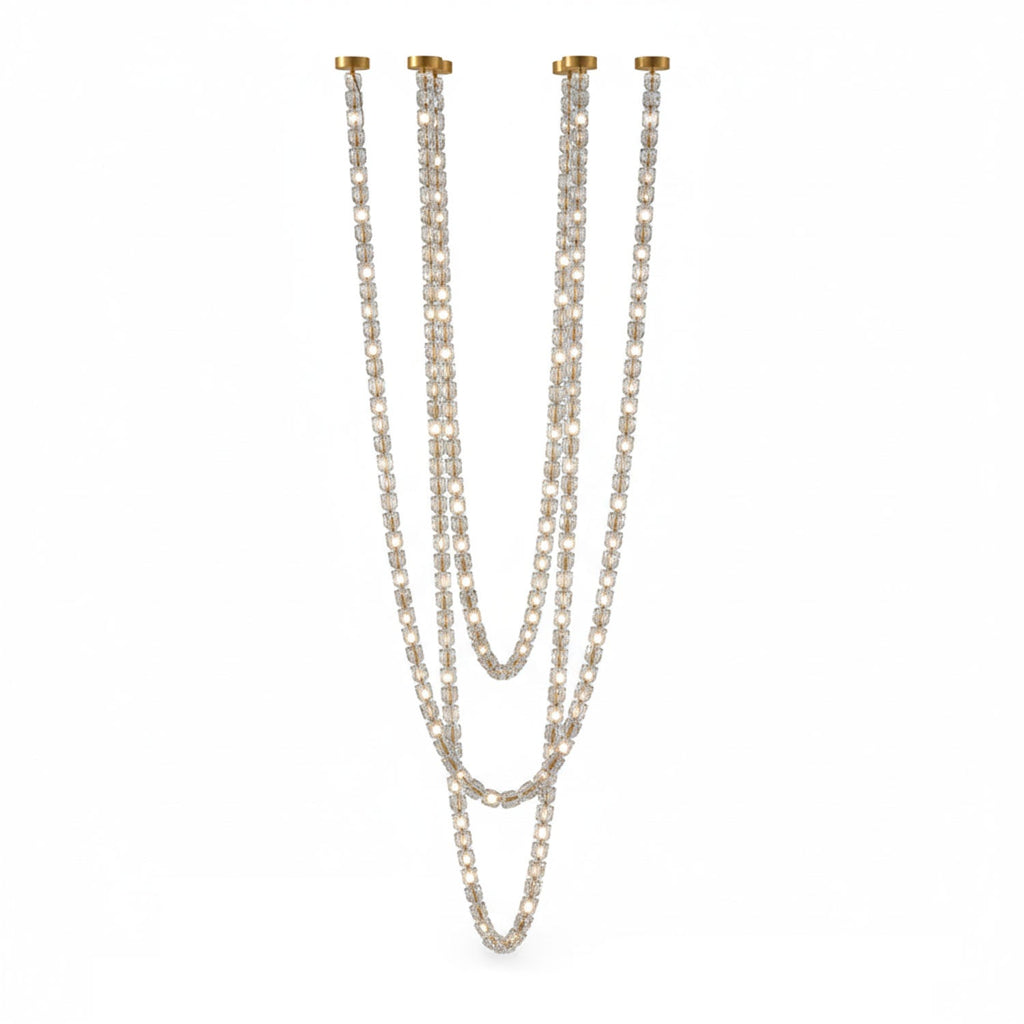 Ceiling Crystal Chandelier — Chandelier | Maison Monashee — view 23