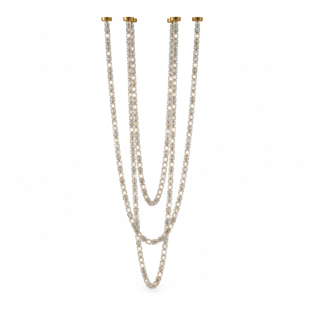 Ceiling Crystal Chandelier — Chandelier | Maison Monashee — view 23
