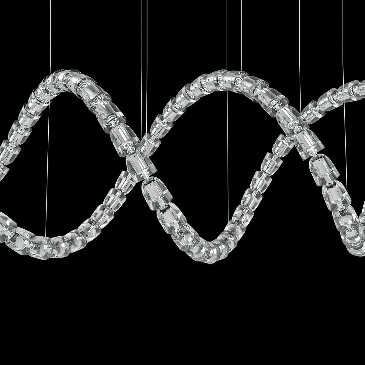 Ceiling Crystal Chandelier — Chandelier | Maison Monashee — view 18