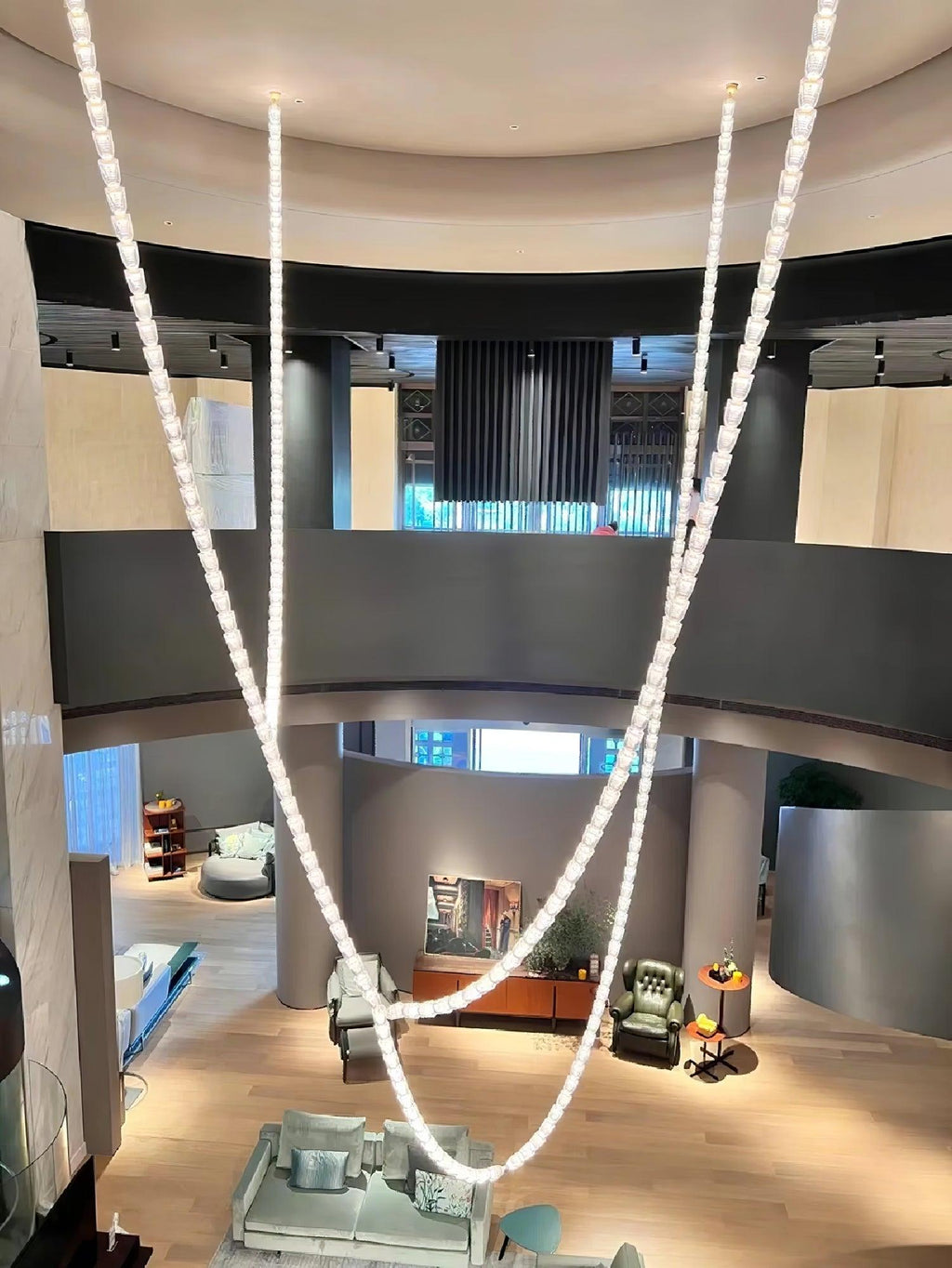 Ceiling Crystal Chandelier — Chandelier | Maison Monashee — view 3