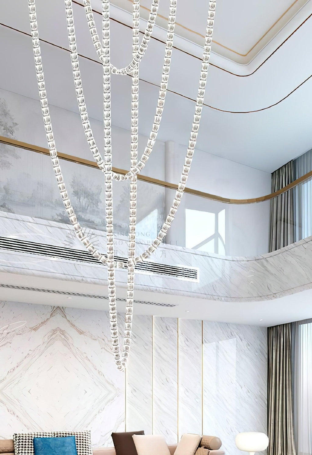 Ceiling Crystal Chandelier — Chandelier | Maison Monashee — view 2