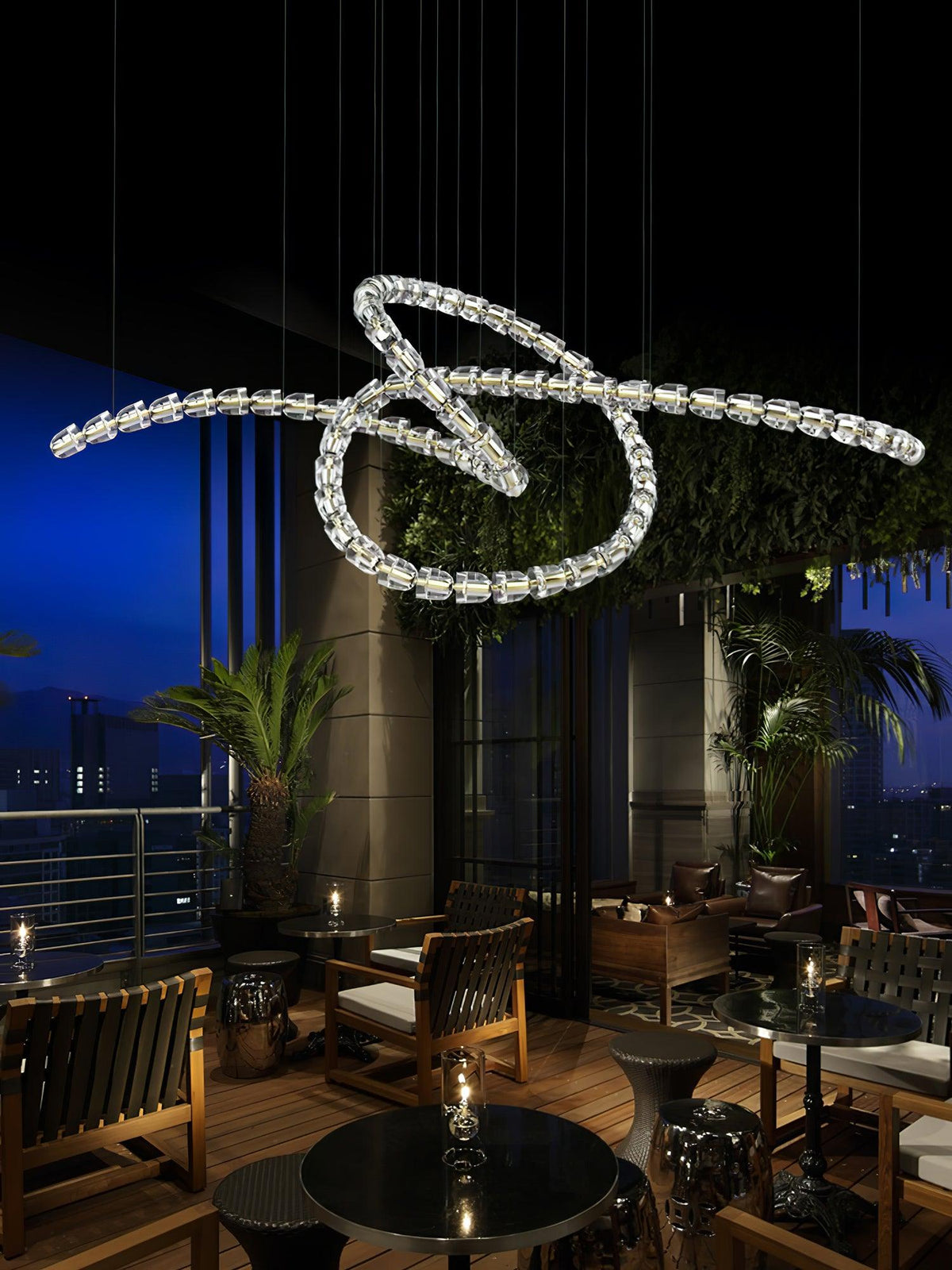 Ceiling Crystal Chandelier — Chandelier | Maison Monashee — view 16