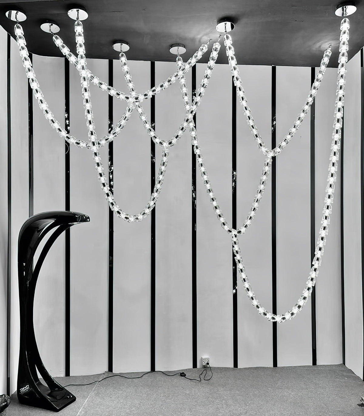 Ceiling Crystal Chandelier — Chandelier | Maison Monashee — view 4
