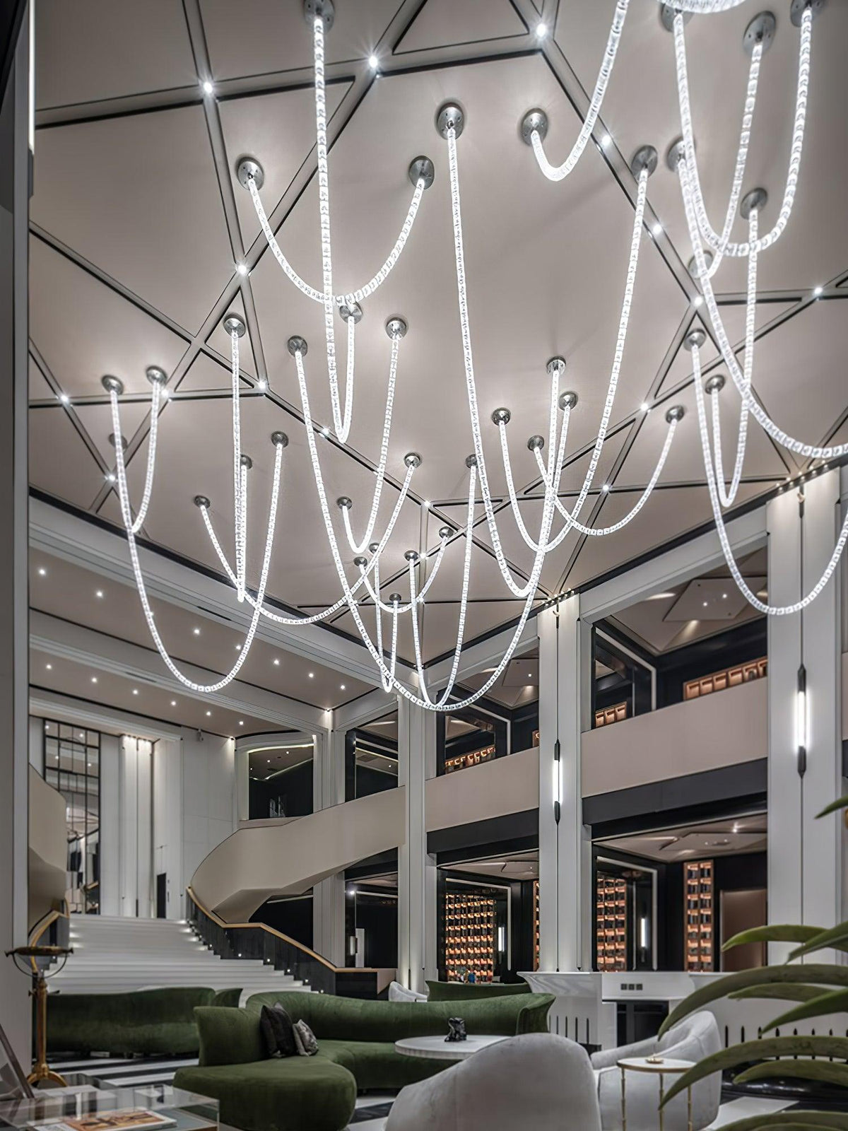 Ceiling Crystal Chandelier — Chandelier | Maison Monashee — view 7