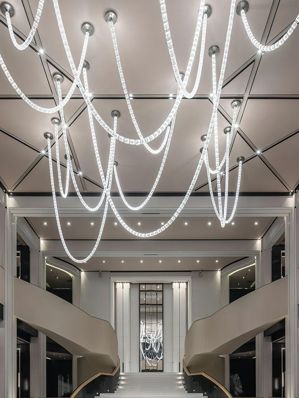 Ceiling Crystal Chandelier — Chandelier | Maison Monashee — view 5