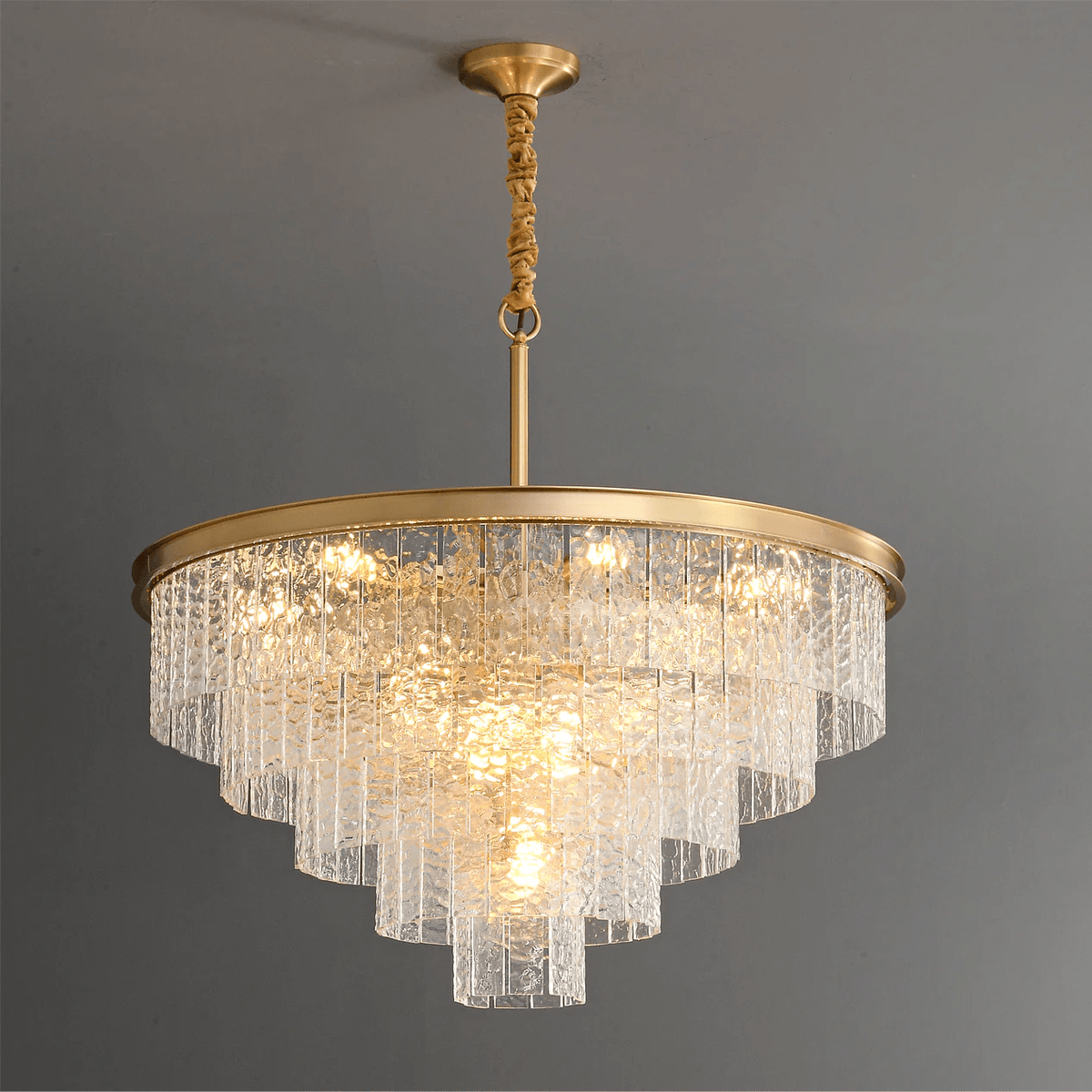 Round Drum Chandelier — Chandelier | Maison Monashee — view 6
