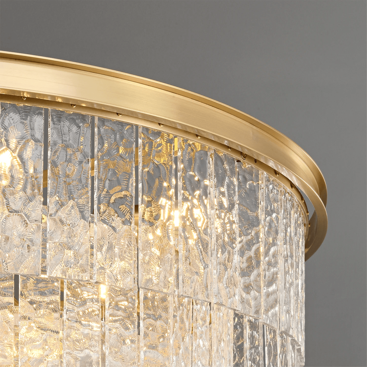 Round Drum Chandelier — Chandelier | Maison Monashee — view 15