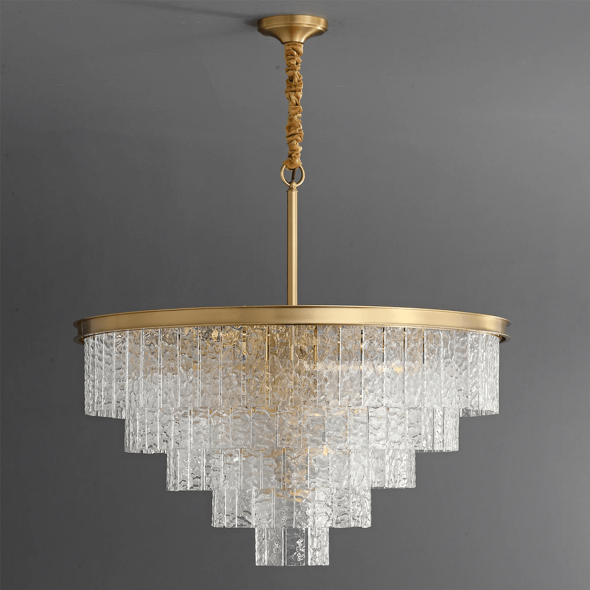 Round Drum Chandelier — Chandelier | Maison Monashee — view 7