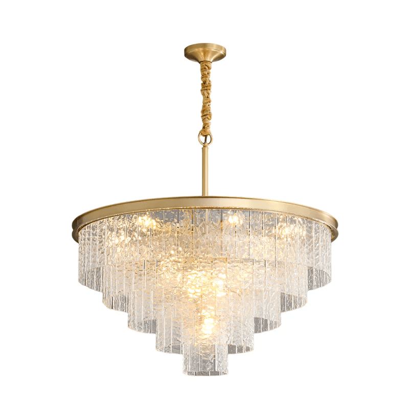 Round Drum Chandelier — Chandelier | Maison Monashee — view 11
