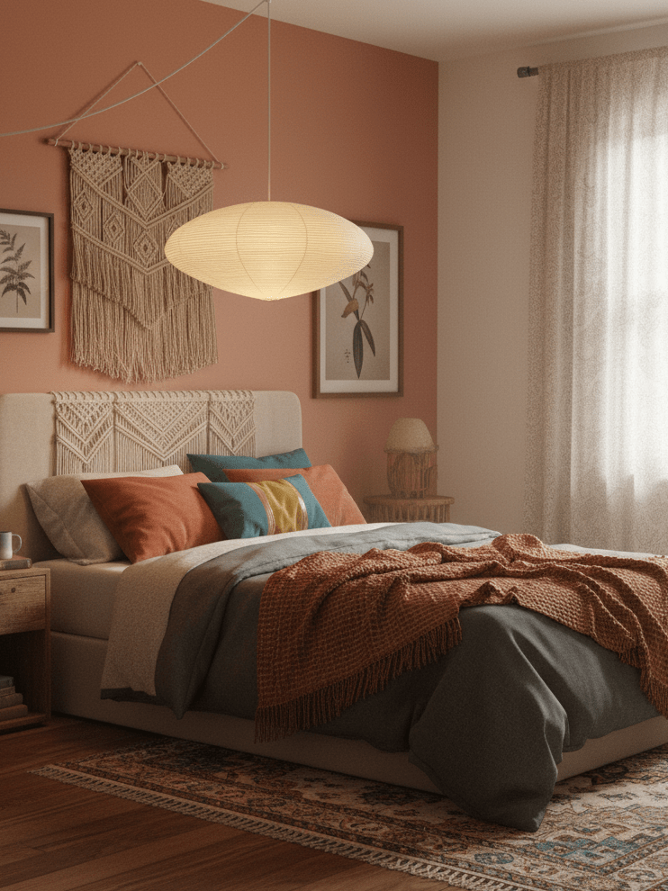 Washi Paper Pendant Light — Pendant Light | Maison Monashee — view 6