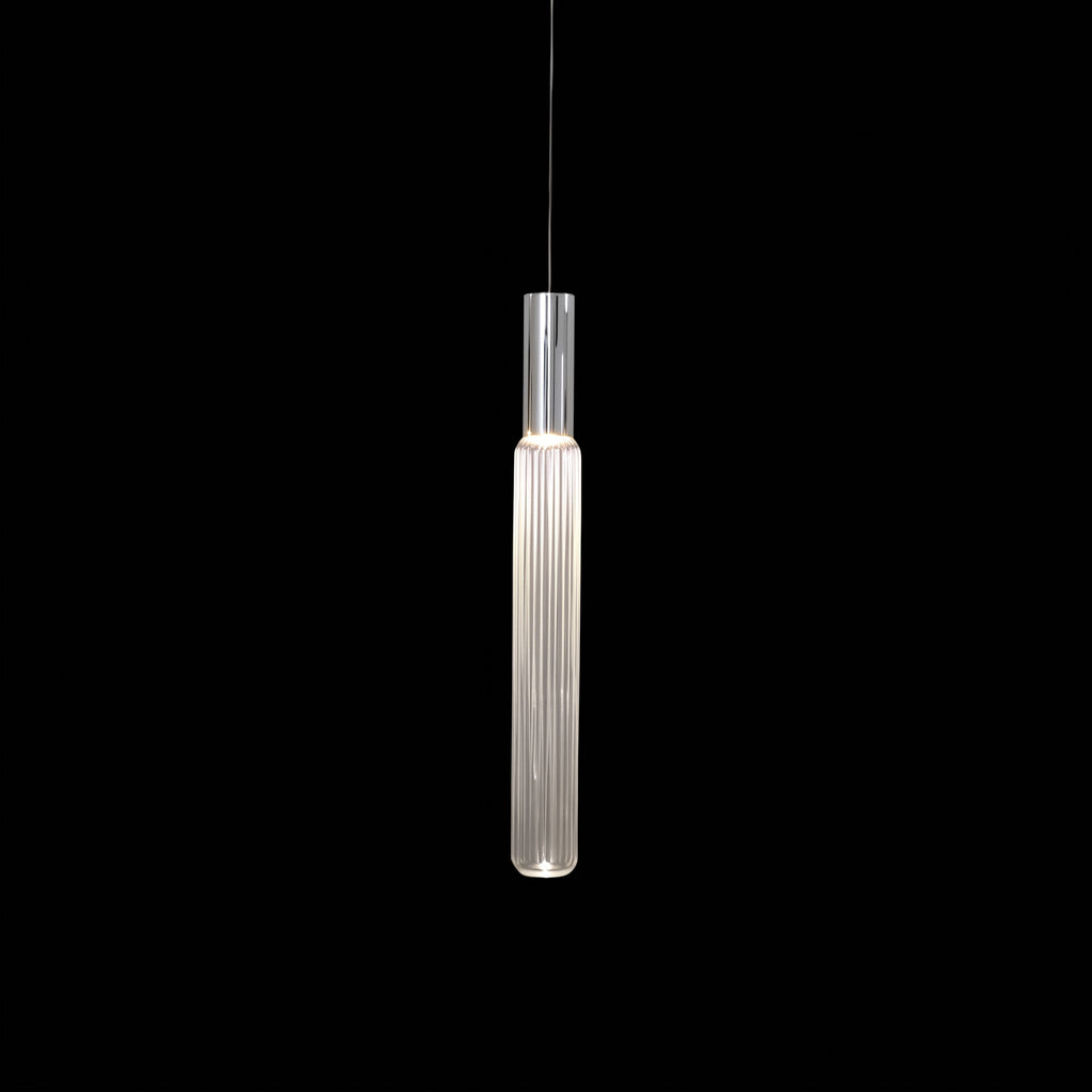Gold Cylinder Pendant Light — Pendant Light | Maison Monashee — view 99