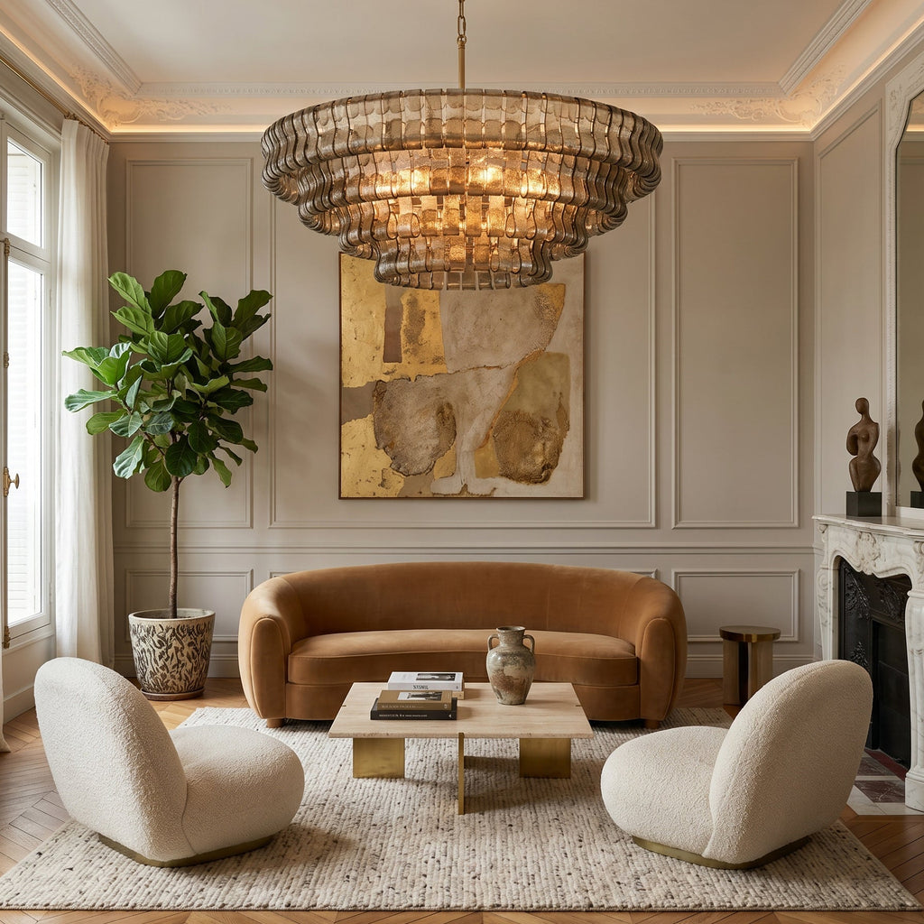 Round Dining Chandelier — Chandelier | Maison Monashee — view 2