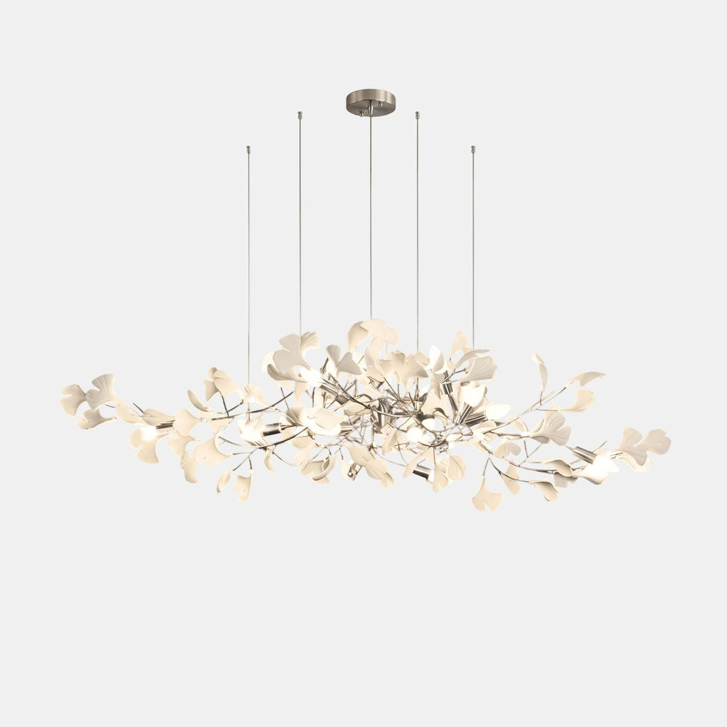 Leaf Design Chandelier — Chandelier | Maison Monashee — view 29