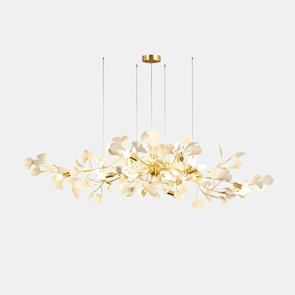 Leaf Design Chandelier — Chandelier | Maison Monashee — view 27