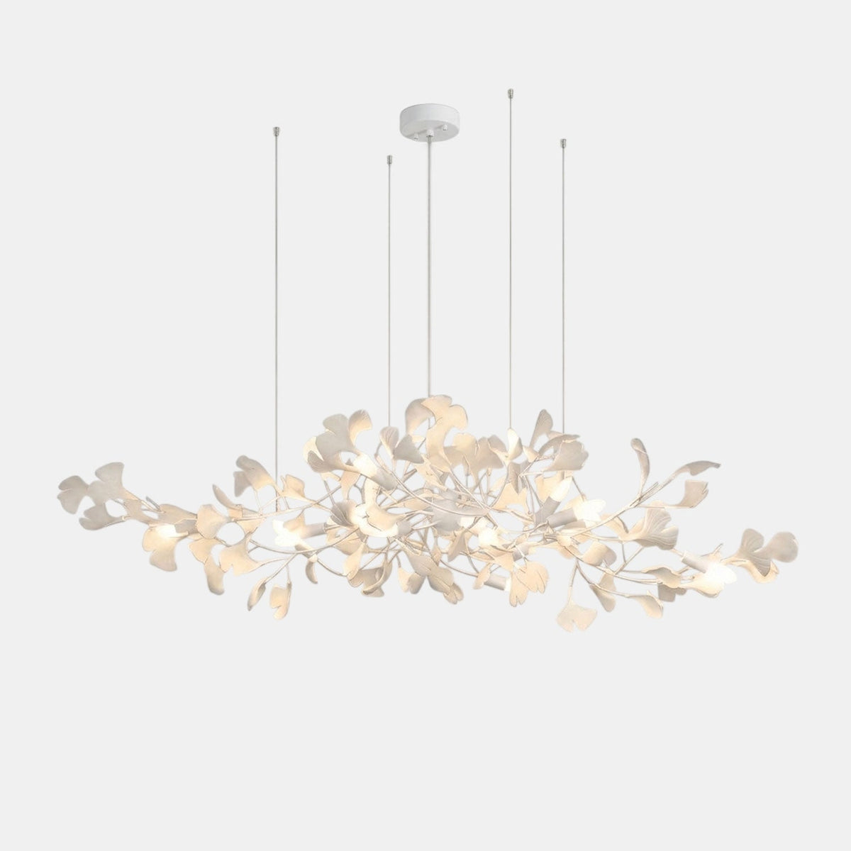 Leaf Design Chandelier — Chandelier | Maison Monashee — view 28