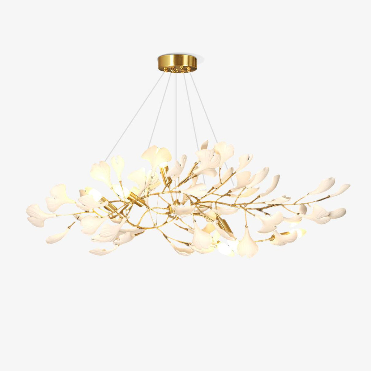 Leaf Design Chandelier — Chandelier | Maison Monashee