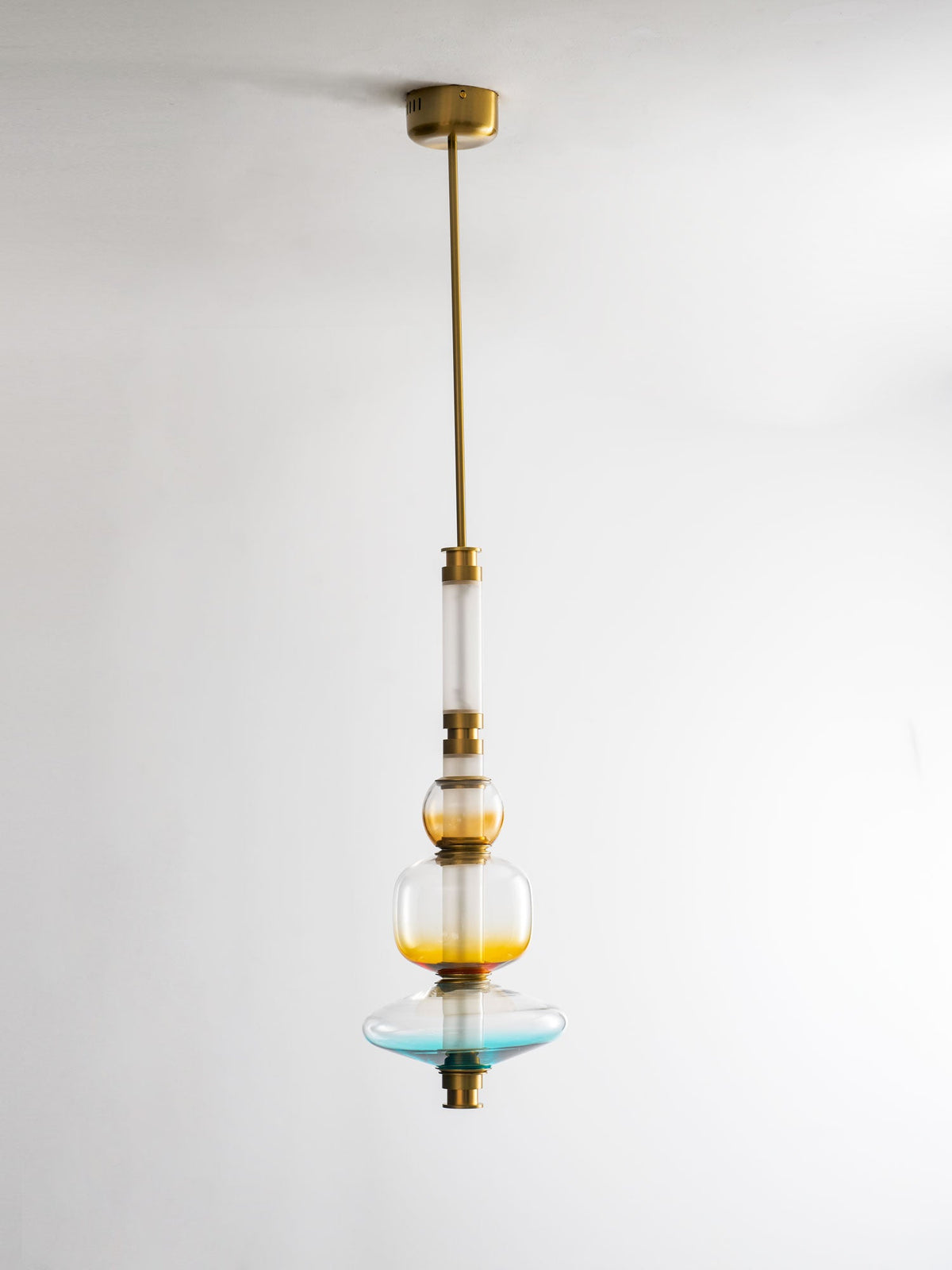 Linear Glass Pendant Light — Pendant Light | Maison Monashee — view 22