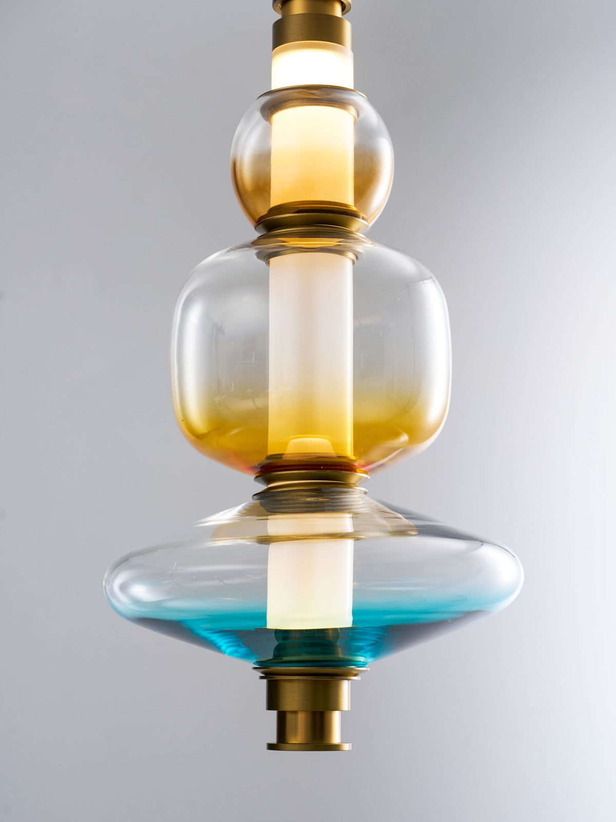 Linear Glass Pendant Light — Pendant Light | Maison Monashee — view 27