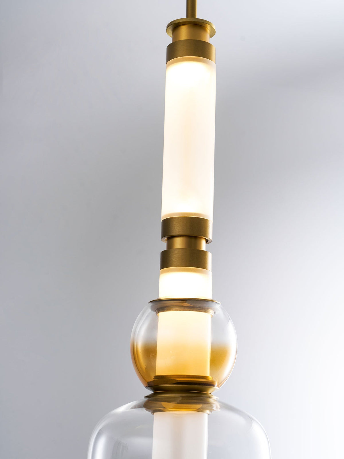Linear Glass Pendant Light — Pendant Light | Maison Monashee — view 28