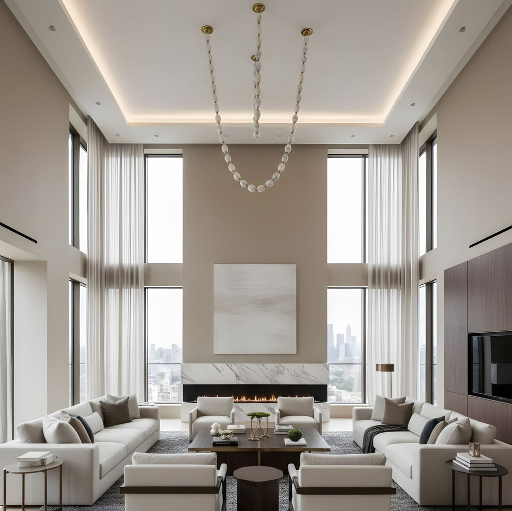 Glass Chain Chandelier — Chandelier | Maison Monashee — view 30