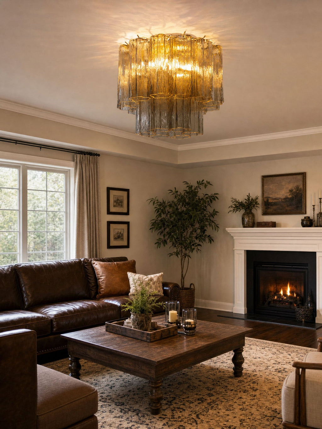 Glass Star Ceiling Light — Ceiling Light | Maison Monashee — view 11