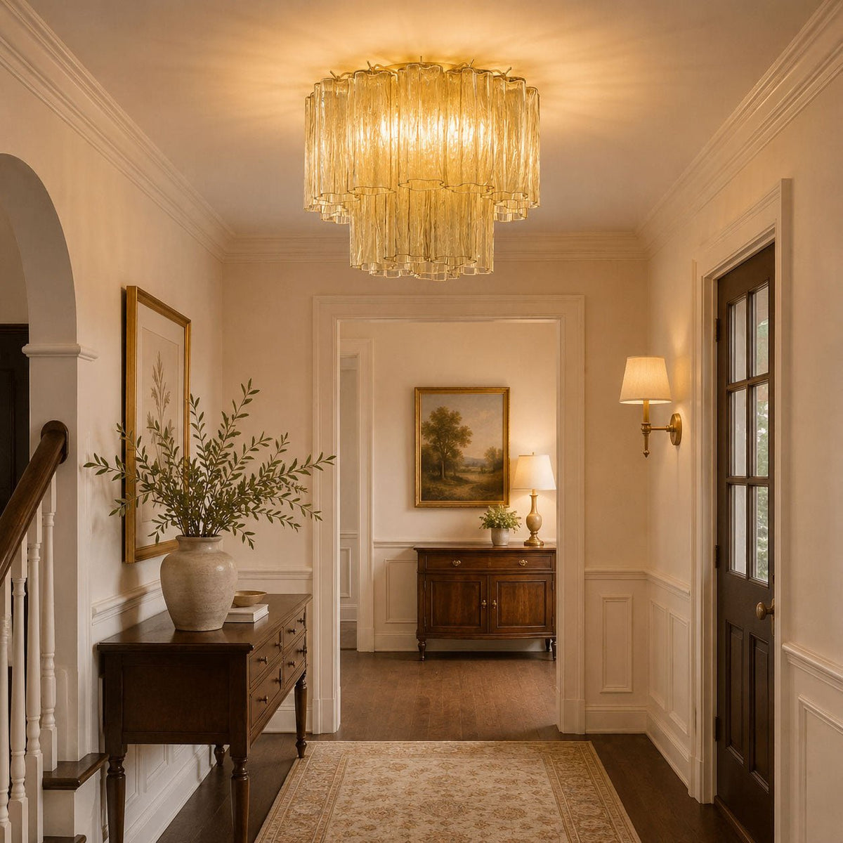 Glass Star Ceiling Light — Ceiling Light | Maison Monashee — view 4