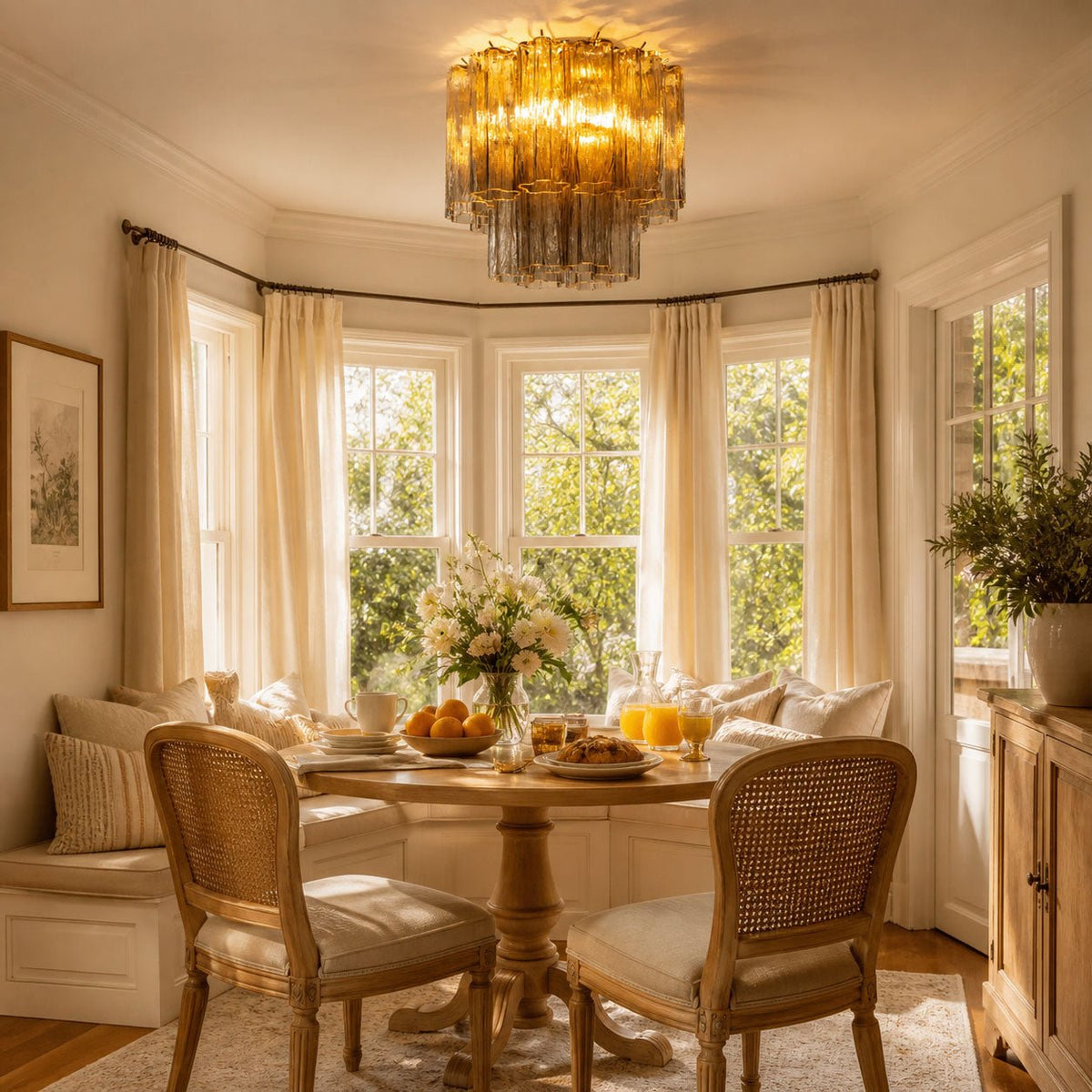 Glass Star Ceiling Light — Ceiling Light | Maison Monashee — view 3