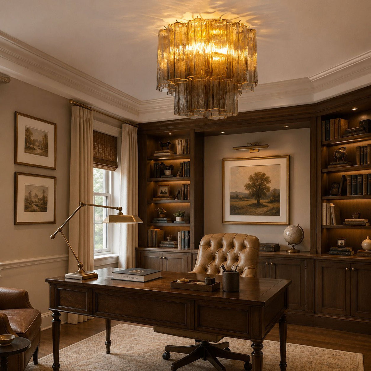 Glass Star Ceiling Light — Ceiling Light | Maison Monashee — view 8