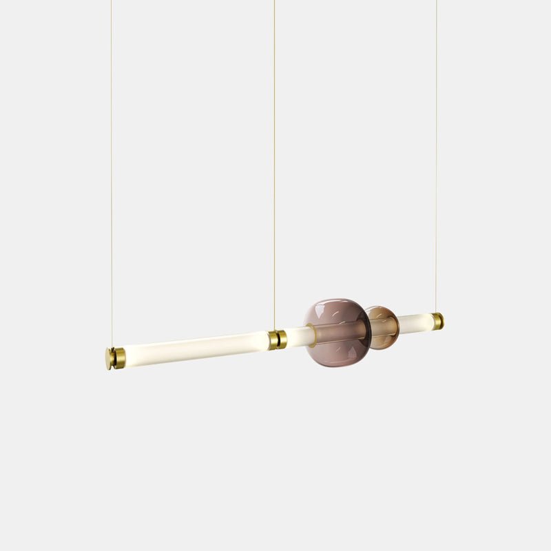 Linear Glass Pendant Light — Pendant Light | Maison Monashee — view 14