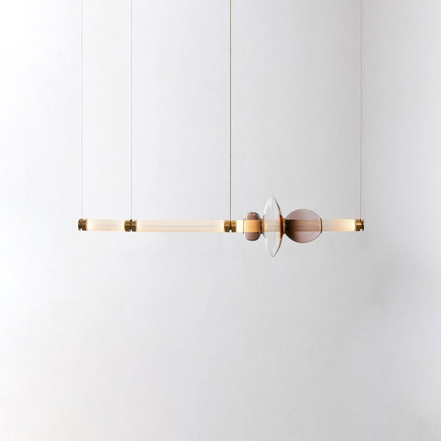 Linear Glass Pendant Light — Pendant Light | Maison Monashee — view 13
