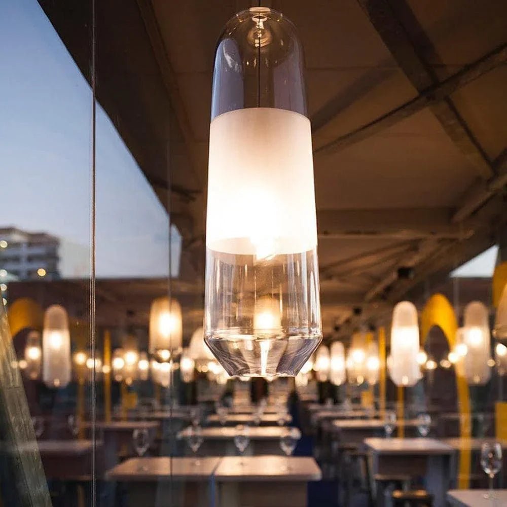 Smoked Grey Glass Pendant Light — Pendant Light | Maison Monashee — view 6