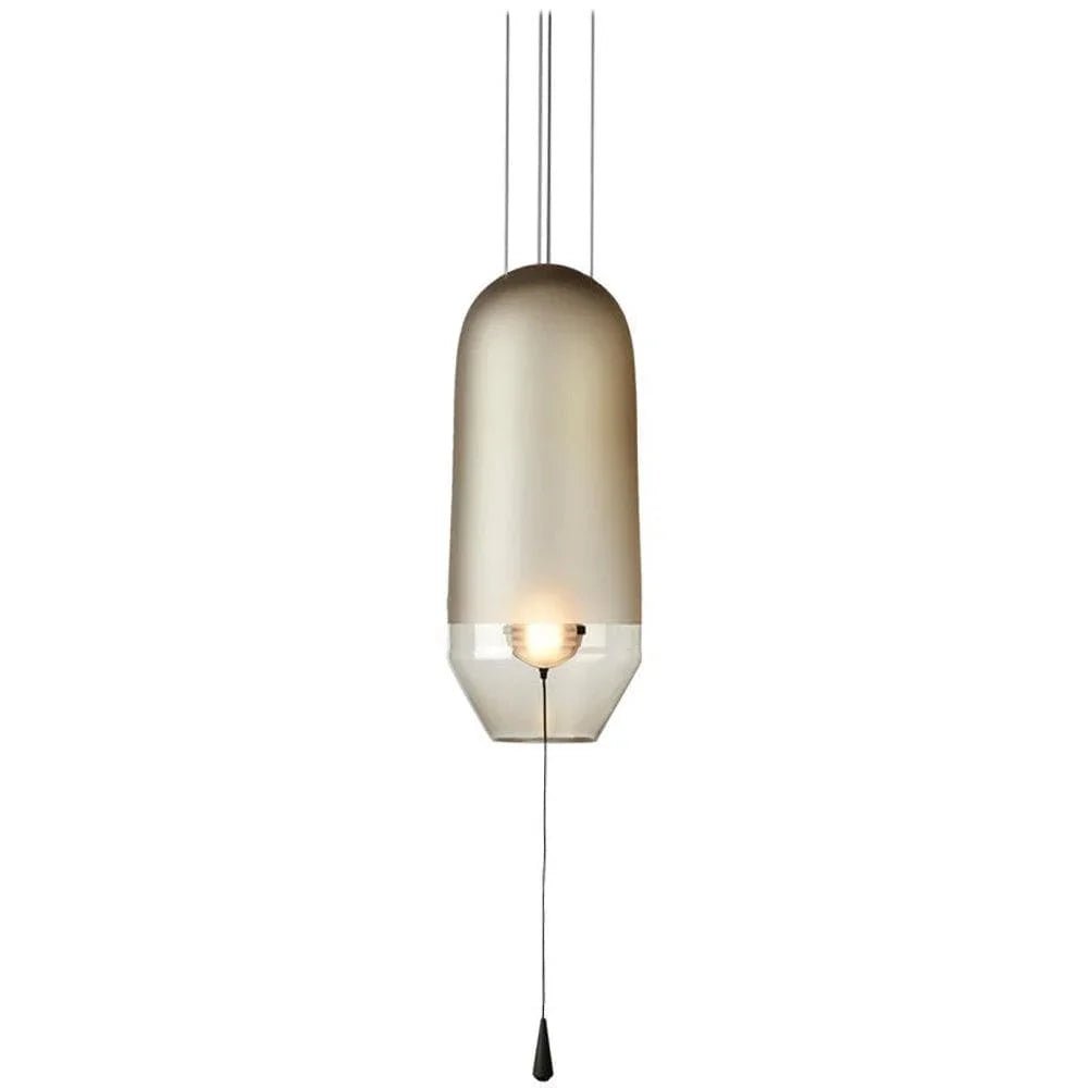 Smoked Grey Glass Pendant Light — Pendant Light | Maison Monashee — view 8