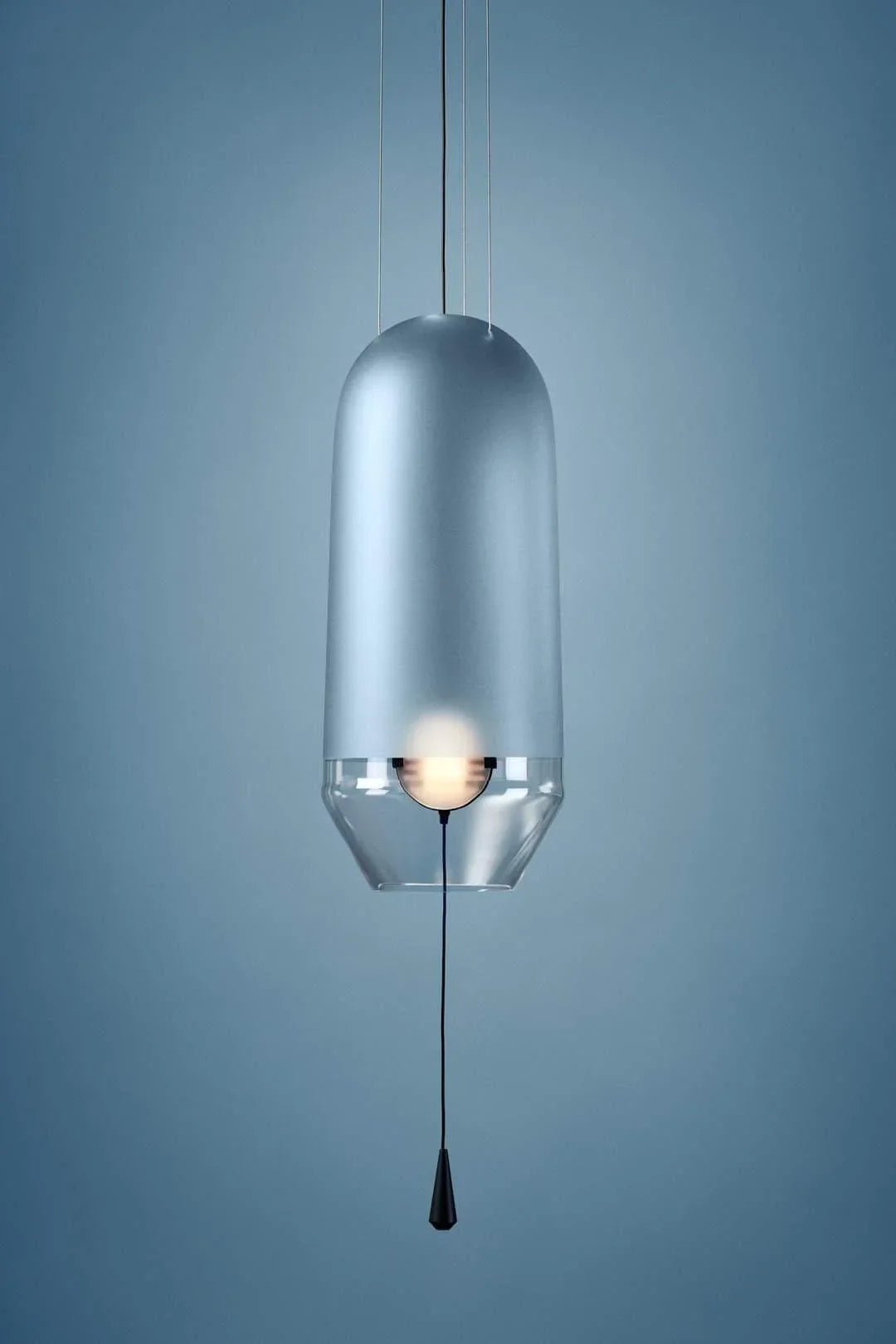 Smoked Grey Glass Pendant Light — Pendant Light | Maison Monashee — view 29