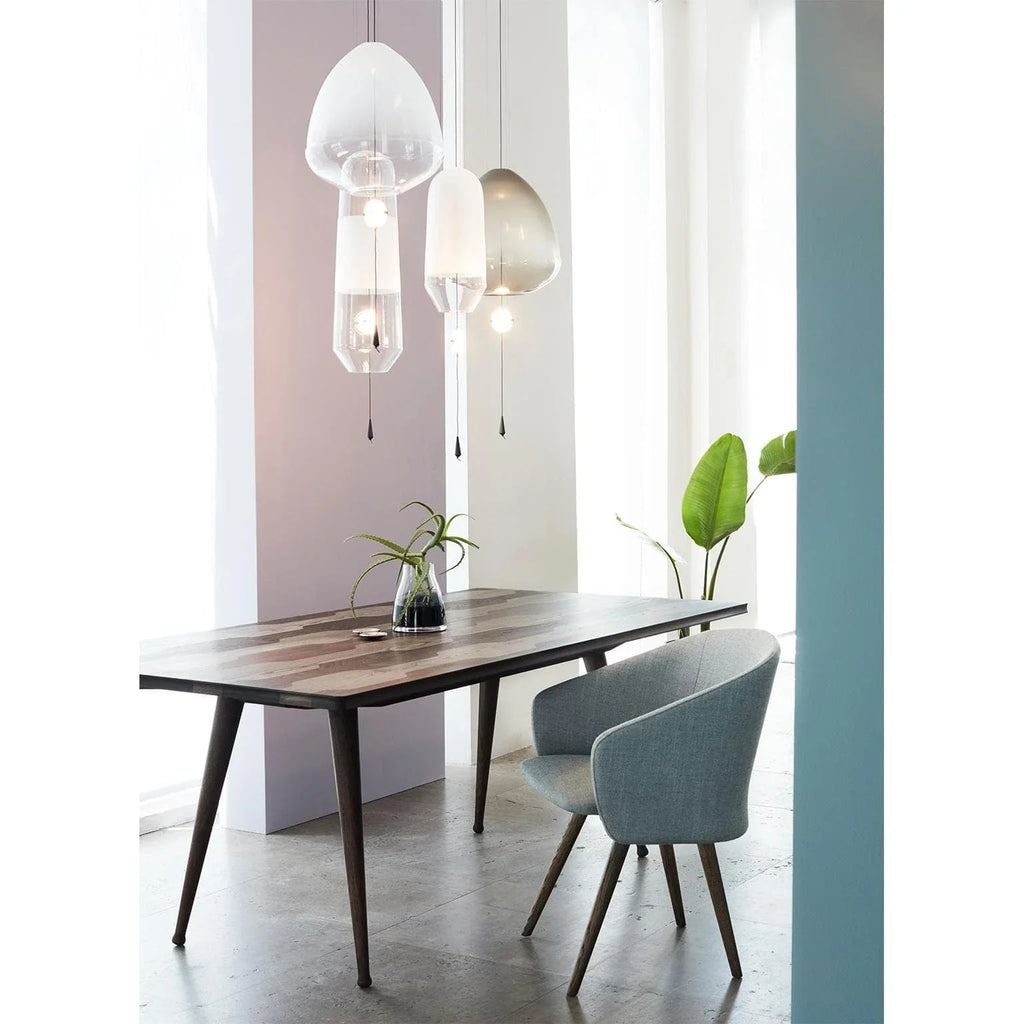 Smoked Grey Glass Pendant Light — Pendant Light | Maison Monashee — view 16