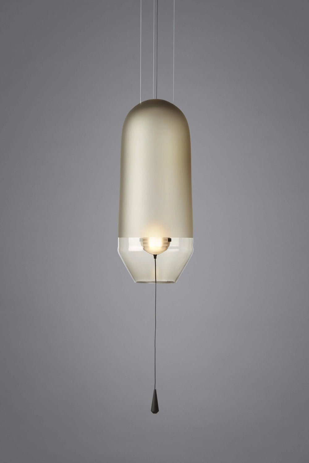 Smoked Grey Glass Pendant Light — Pendant Light | Maison Monashee — view 19