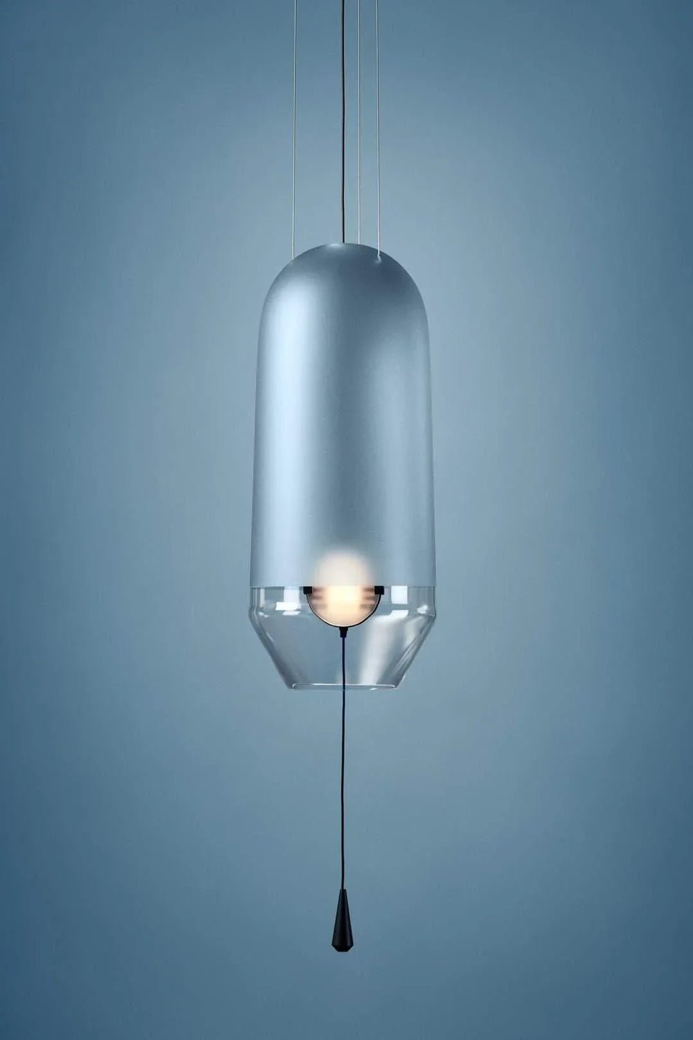 Smoked Grey Glass Pendant Light — Pendant Light | Maison Monashee — view 22