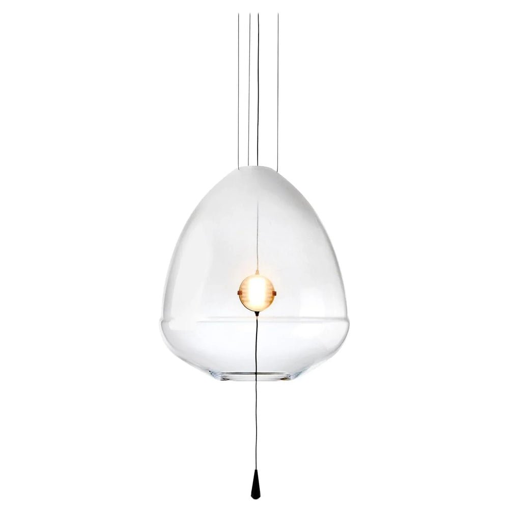 Smoked Grey Glass Pendant Light — Pendant Light | Maison Monashee — view 25