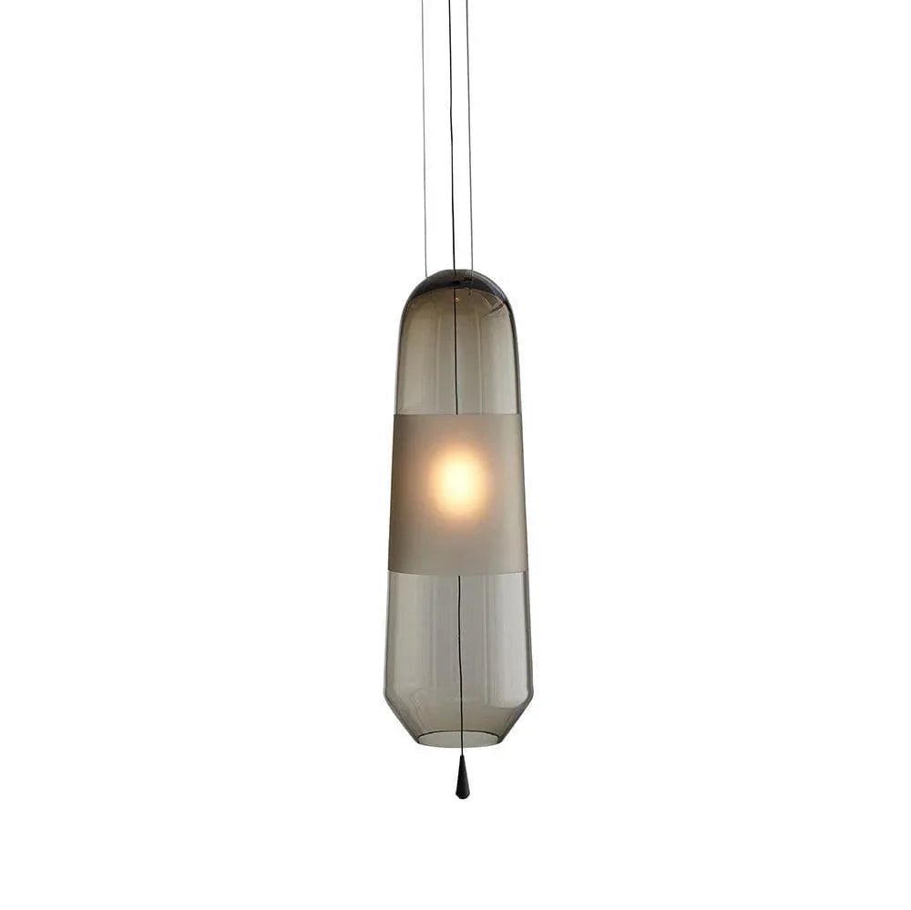 Smoked Grey Glass Pendant Light — Pendant Light | Maison Monashee — view 26